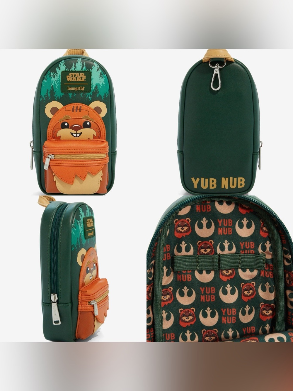 NWOT Loungefly Disney Star Wars Ewok Pencil Case